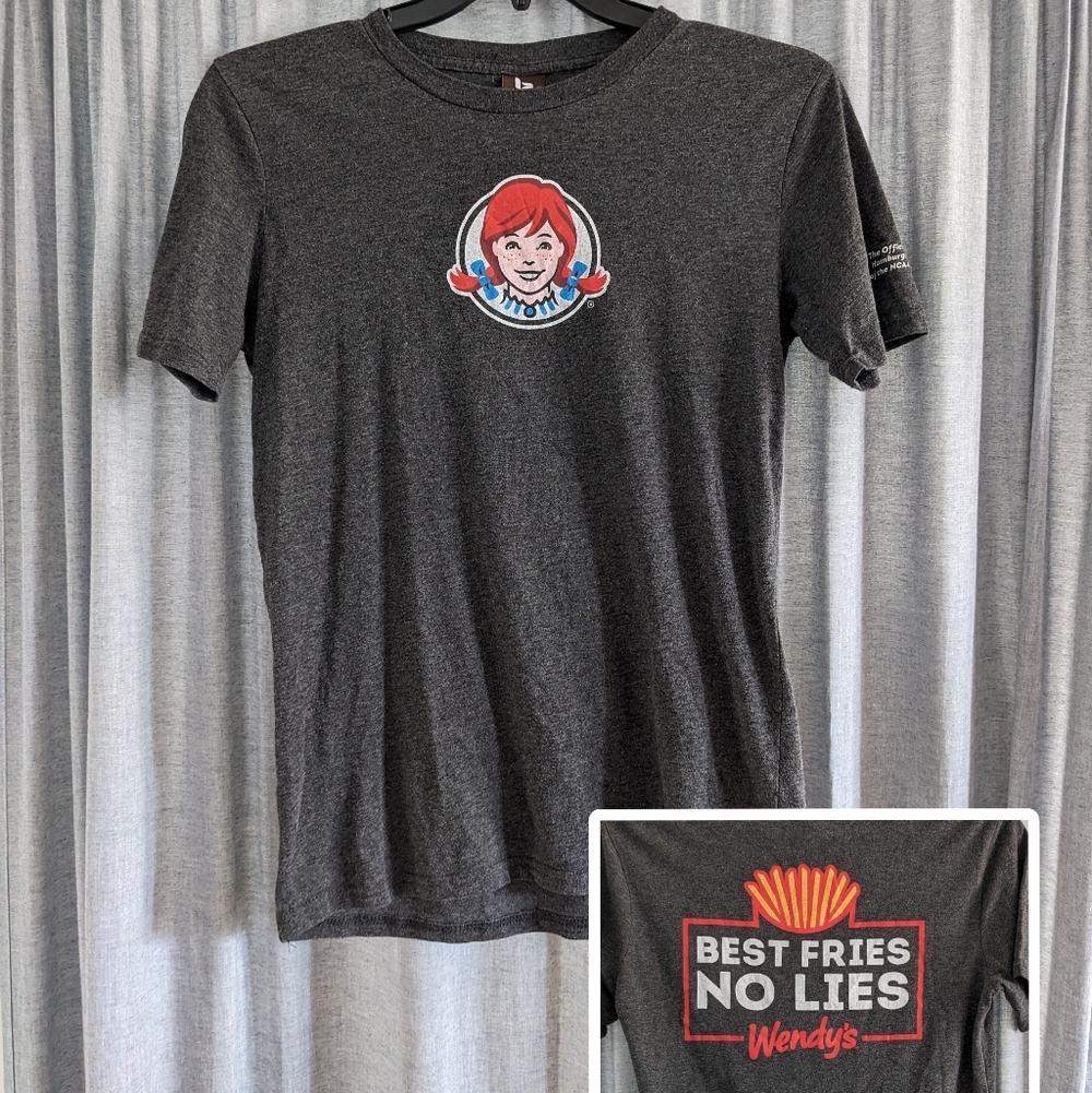 Barco Uniforms Wendy's Gray Short Sleeve Logo Tee